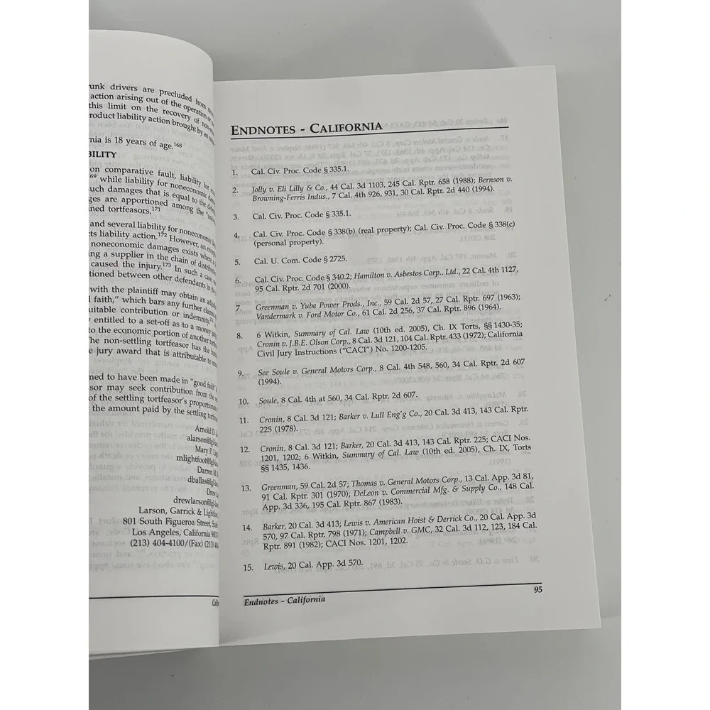 Product Liability‎ Desk Reference 2019 Paperback Fifty-State Compendium
